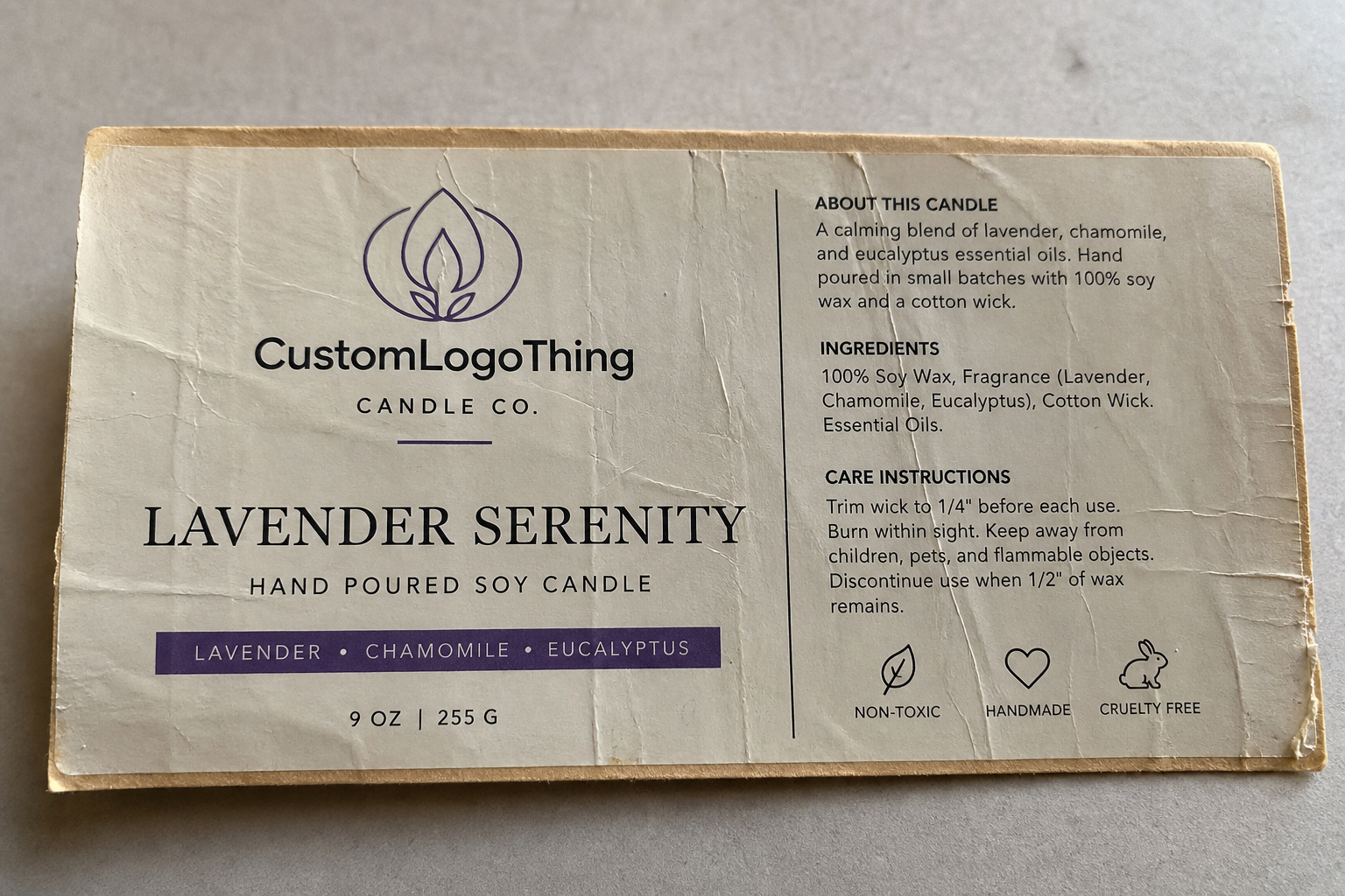 Waterproof Candle Labels for Beauty Gift Sets: Materials, Safety Copy, and MOQ
