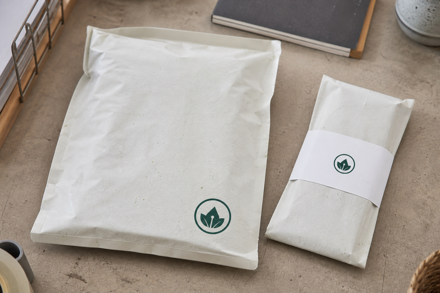 Stationery Shop Compostable Mailers Unit Cost for Orders