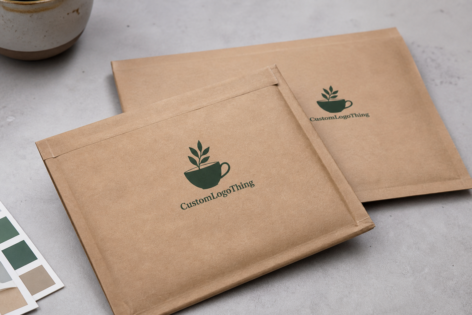 Tea Brand Shipping Envelopes Sample Approval Guide