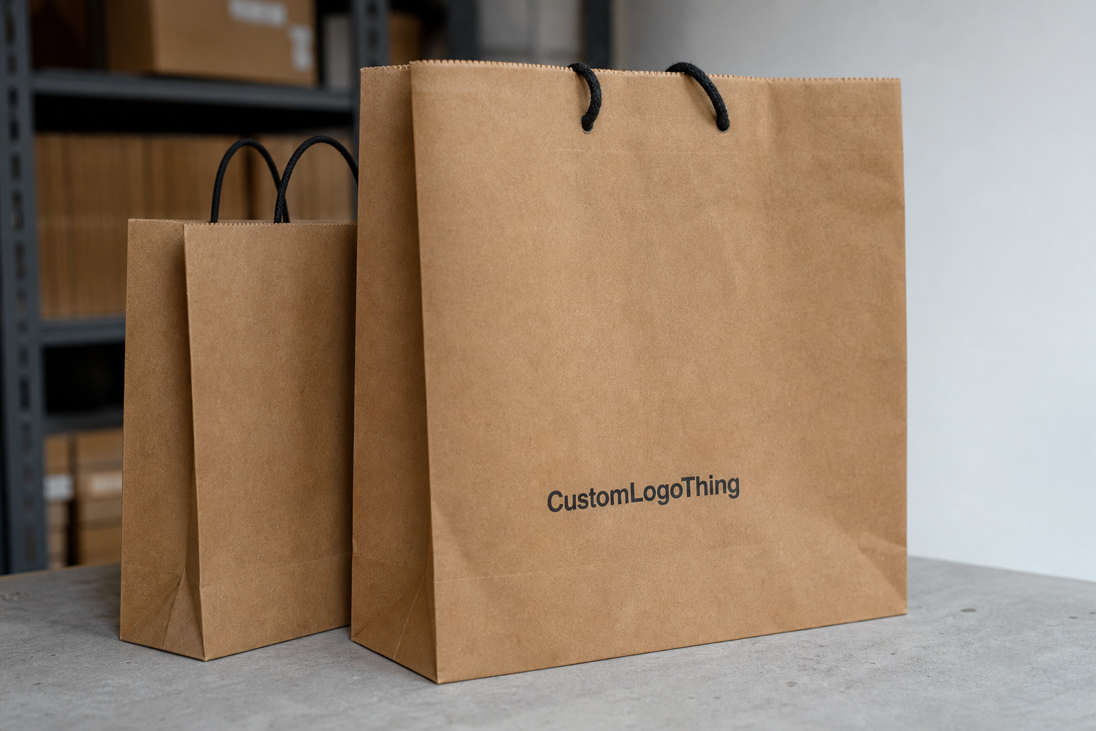 Skincare Brands Kraft Paper Bags Unit Cost for Ordering