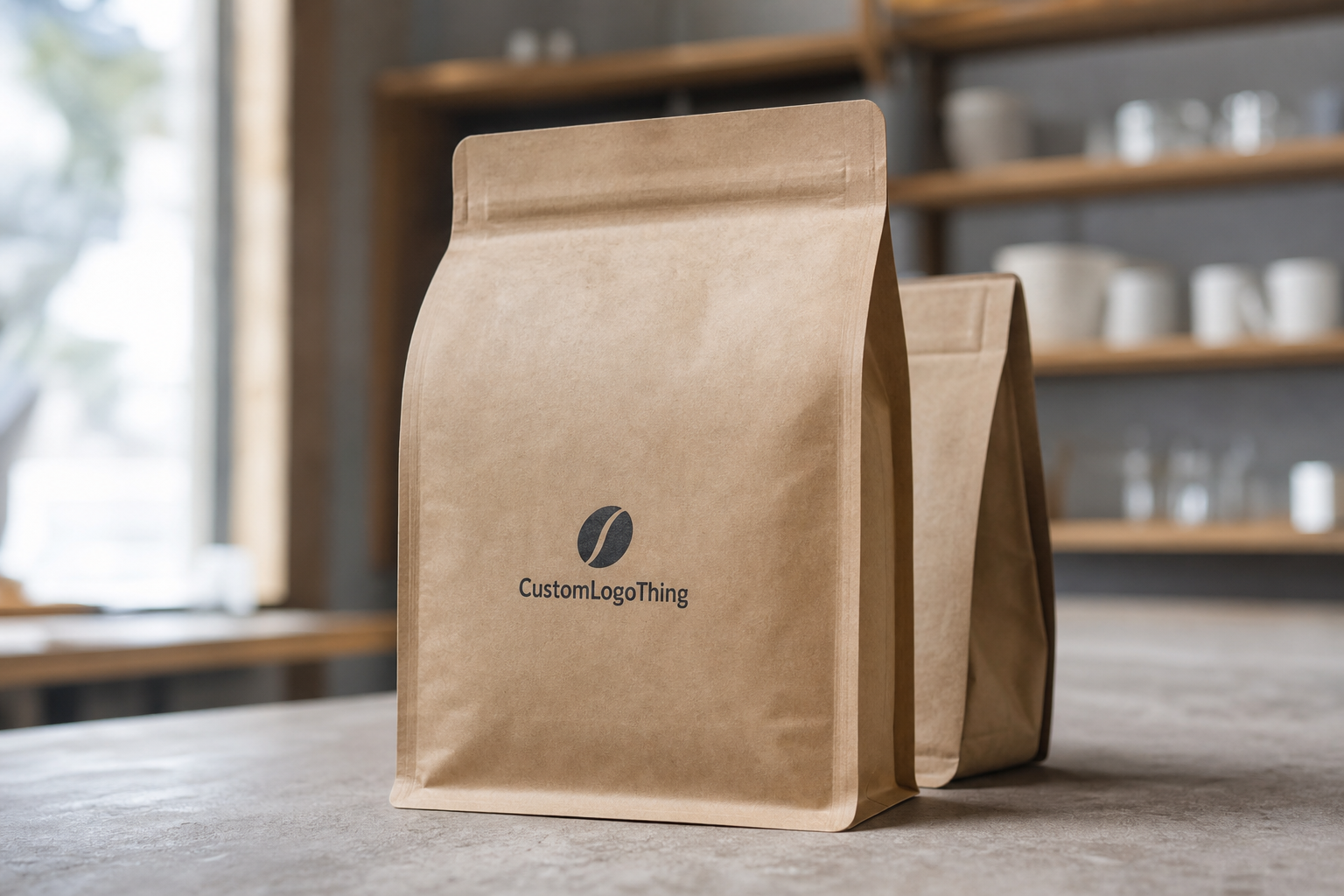 Coffee Roasters Kraft Paper Bags Small Batch Order