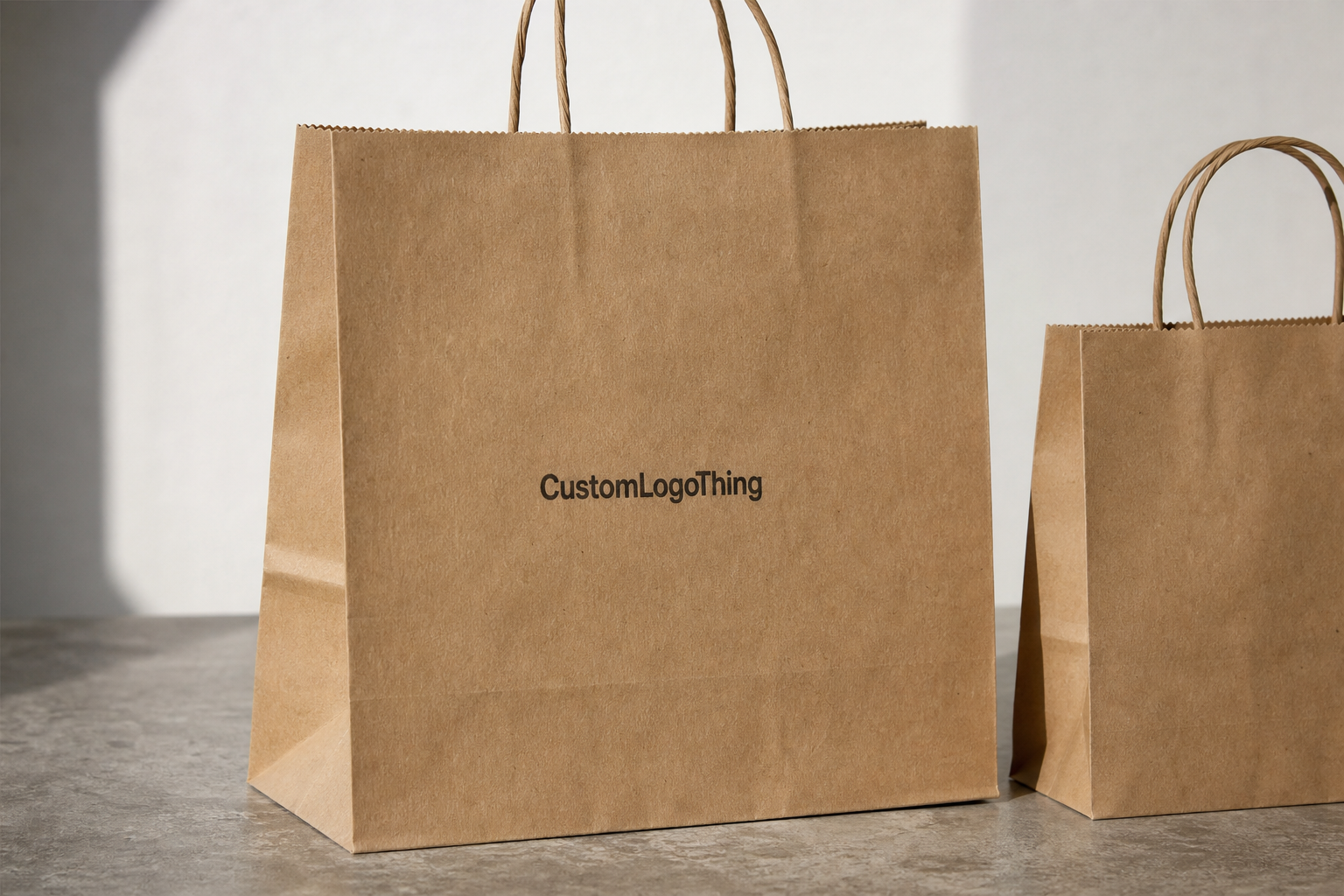 Coffee Roaster Paper Shopping Bags Unit Cost to Order