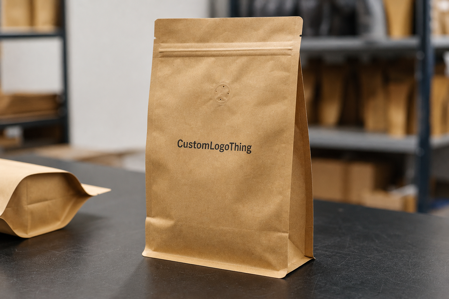 Coffee Roasters Kraft Paper Bags Custom Size Quote