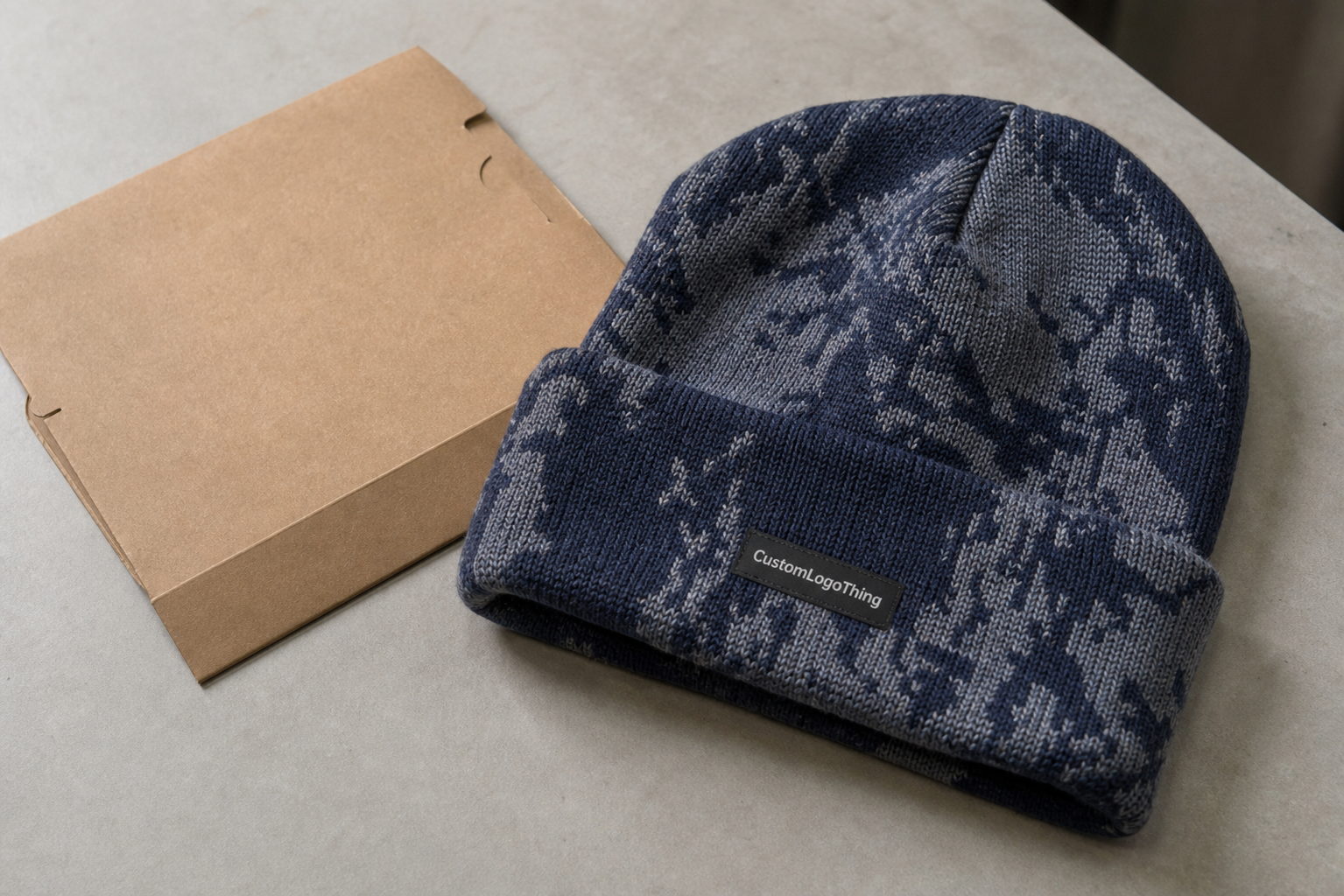 Jacquard Knit Beanies Custom Pattern Quote for Bulk Orders