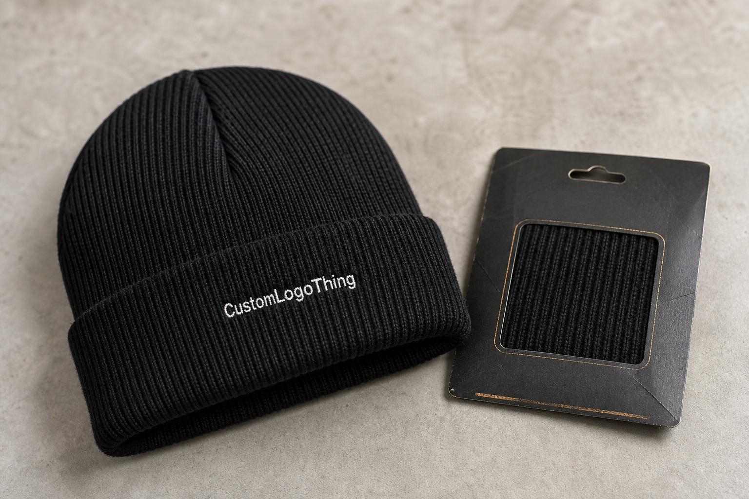 Ribbed Winter Hats Custom Logo MOQ: Order With Confidence