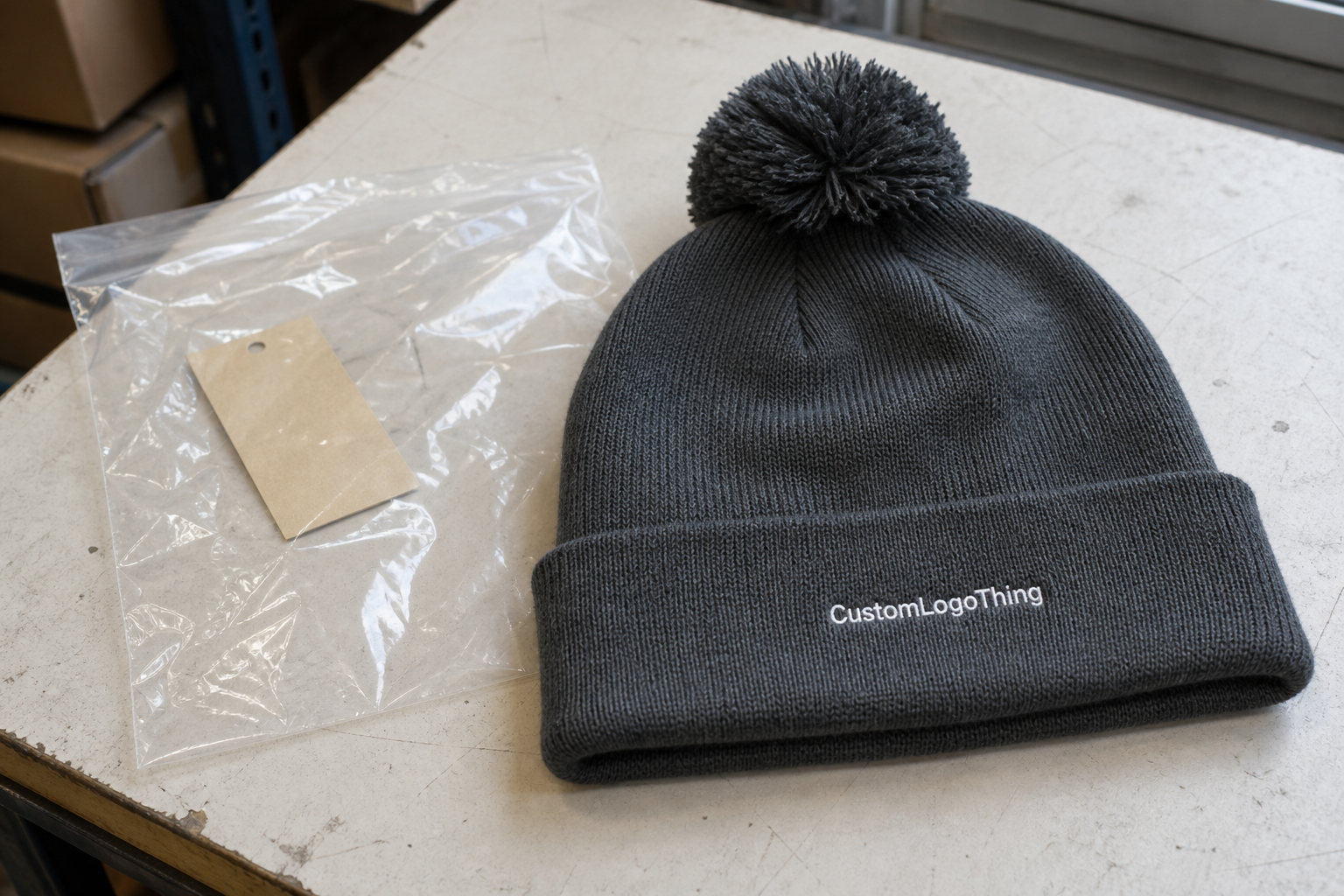 Pom Pom Beanies Private Label Order for Custom Brands