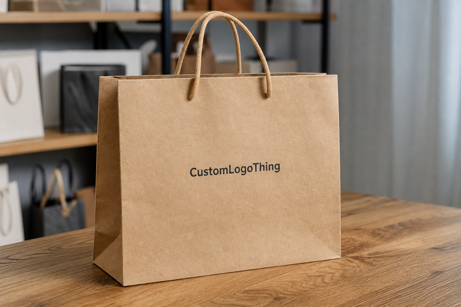 Boutique Paper Bags Low MOQ Custom Order for Brands