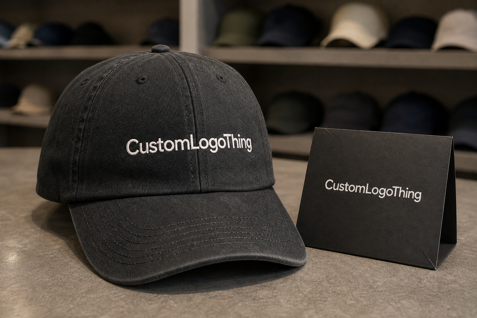 Retail merch caps logo placement guide for retail buyers