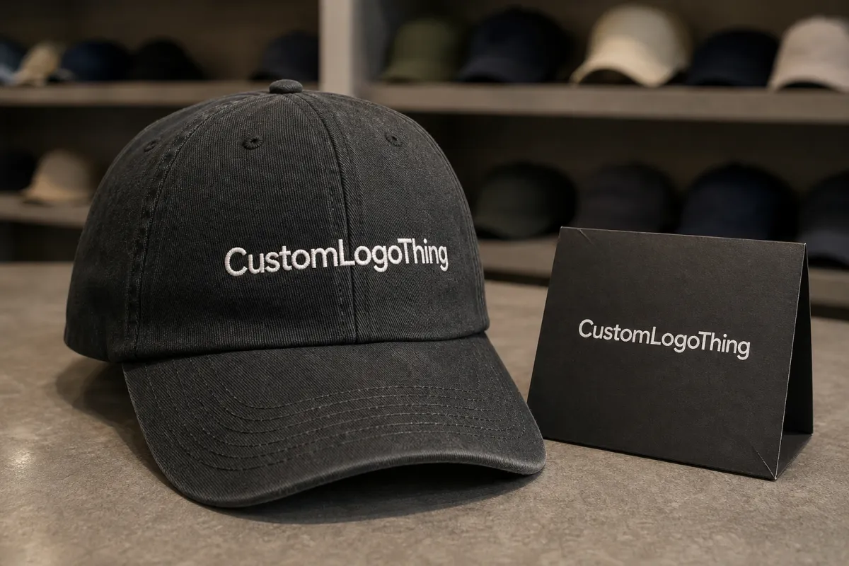 Retail merch caps logo placement guide for retail buyers
