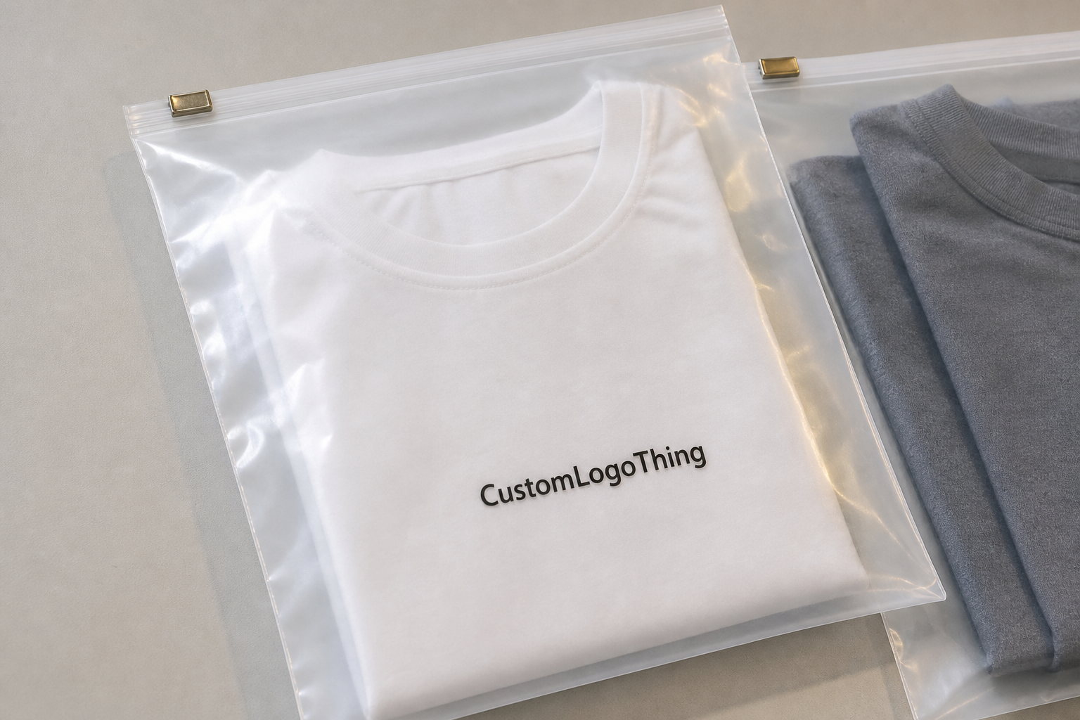Slider Lock Clothing Bags Logo Placement: Buyer's Guide