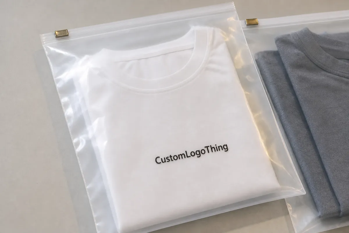 Slider Lock Clothing Bags Logo Placement: Buyer's Guide