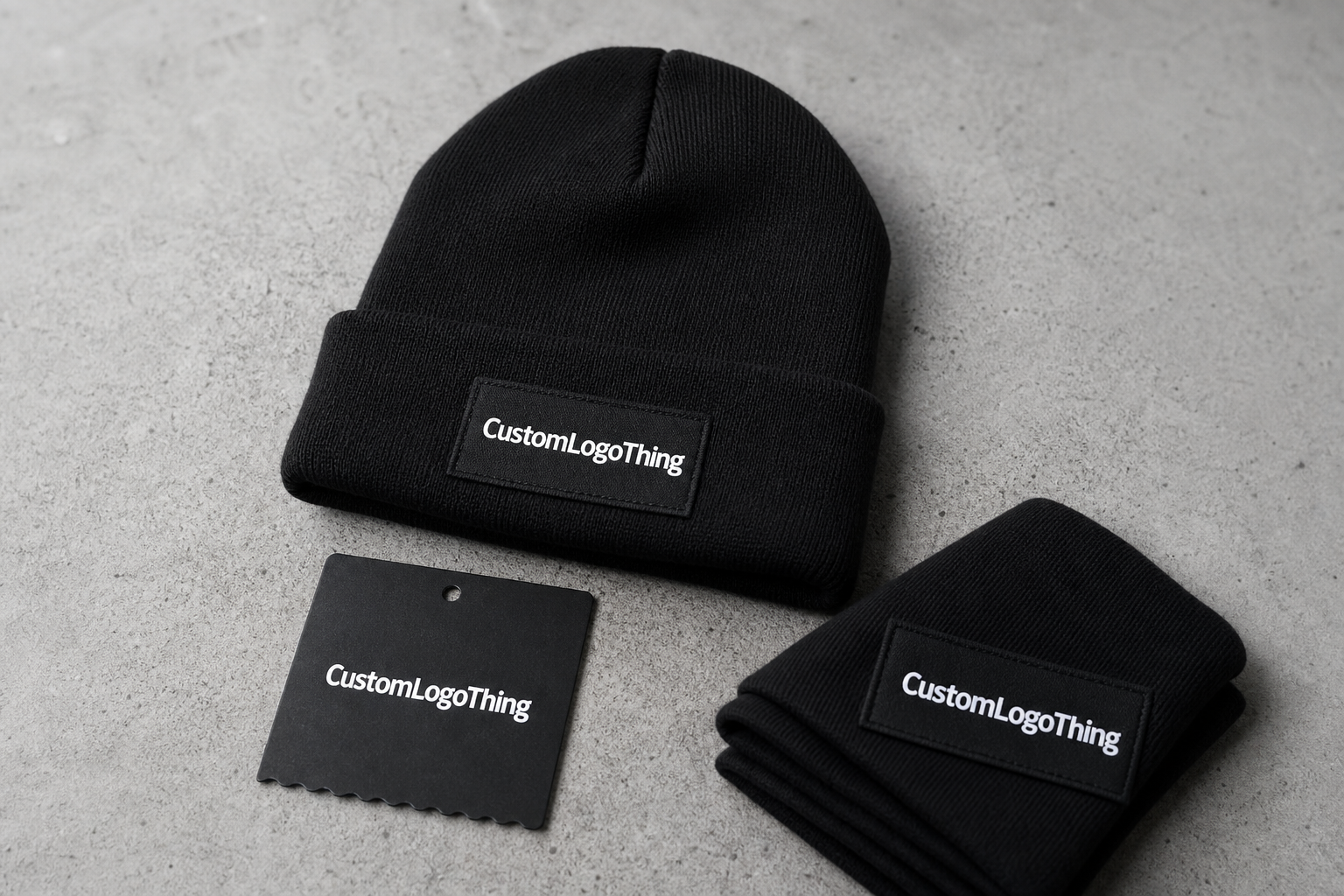 Custom Logo Patch Beanies Bulk Order for Teams & Brands