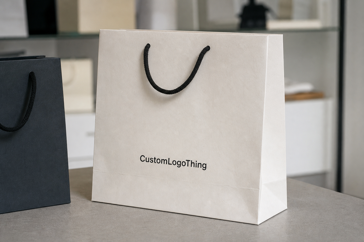 Order Custom Clothing Store Paper Bags: Material and Sizing