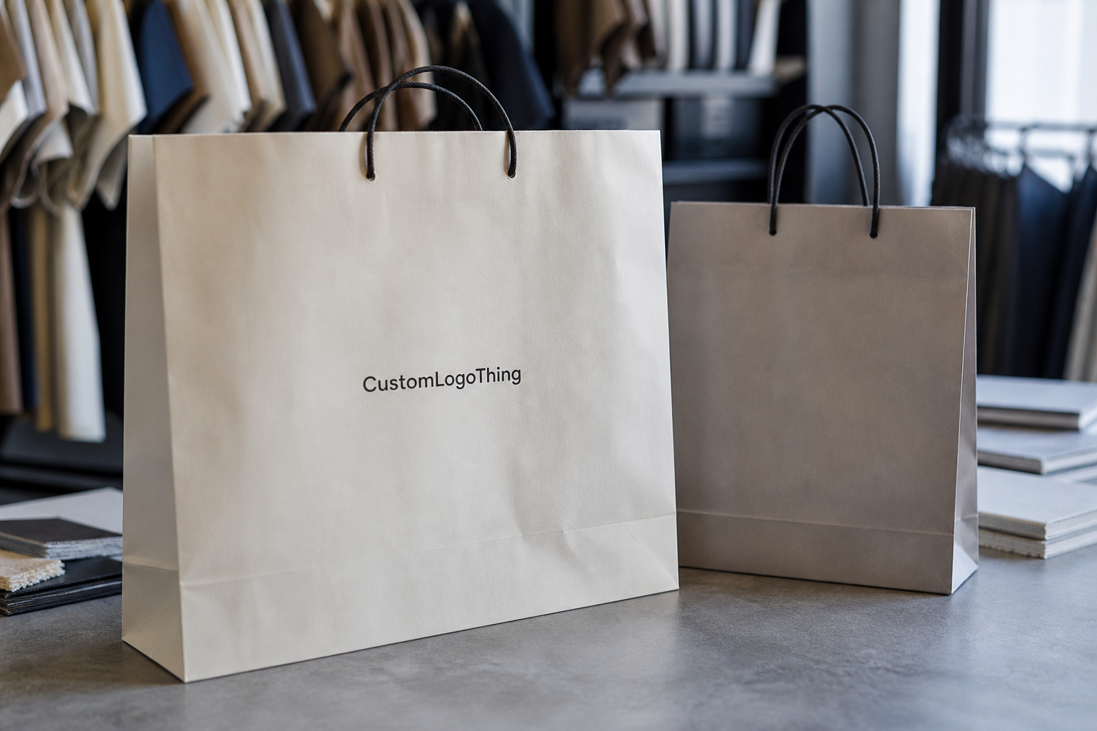Custom Clothing Store Paper Bags: Print Method Comparison
