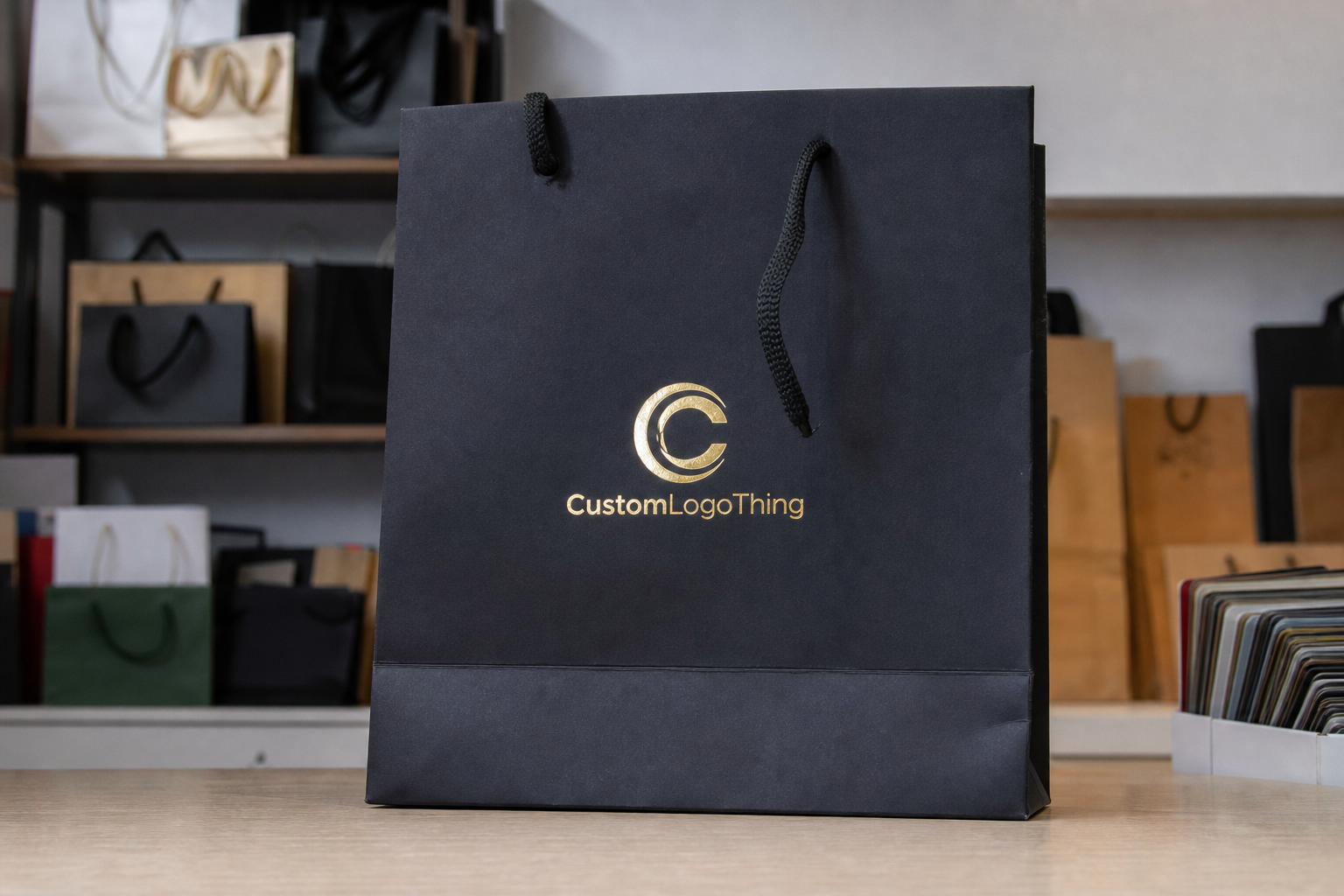 Custom Foil Stamped Paper Bags Bulk Order: Quote & MOQ