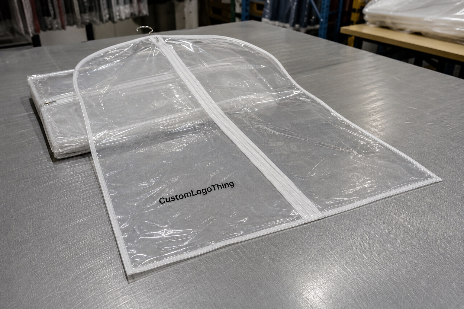 Buy Custom Clear Garment Bags at Wholesale Pricing