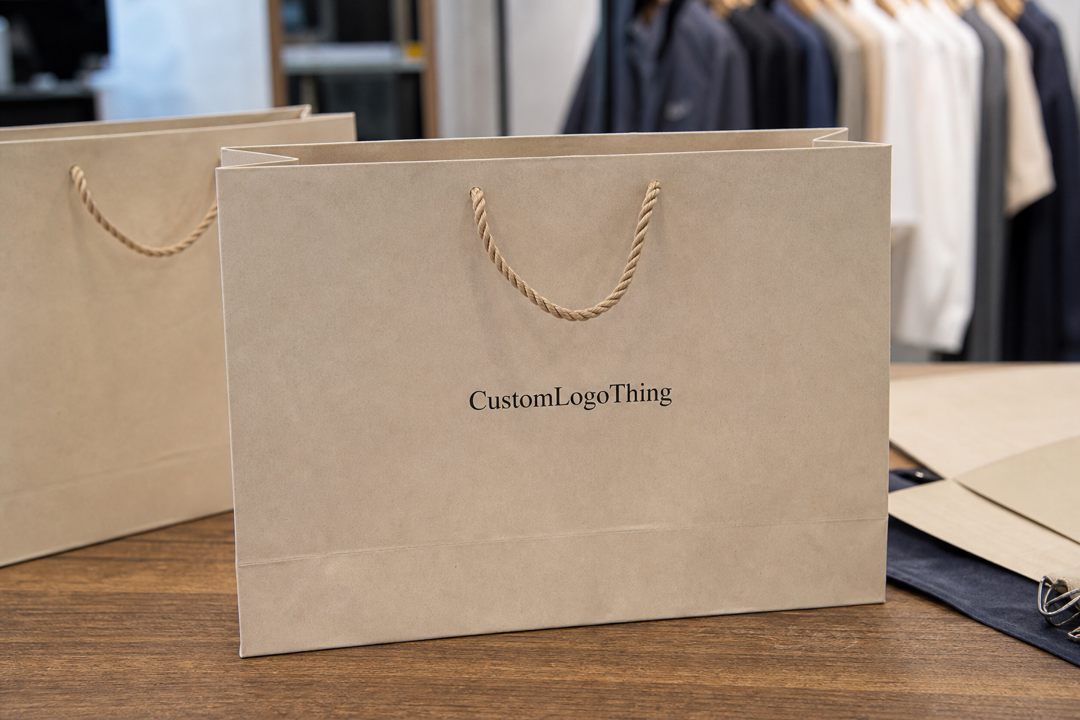 Custom clothing store paper bags sample approval checklist: catch the expensive misses - CustomLogoThing packaging example