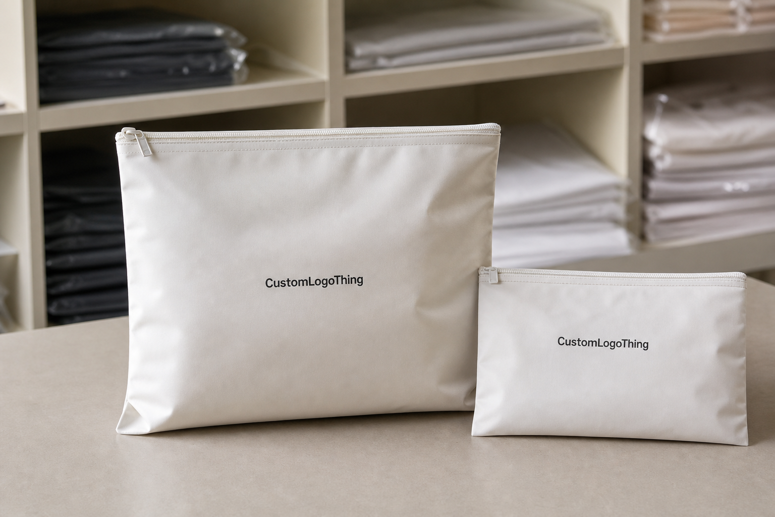 Get Custom Zipper Pouches for Apparel Bulk Order Quotes
