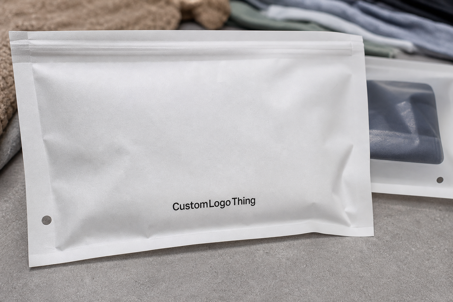 Order Zipper Pouches for Apparel Material and Sizing Guide