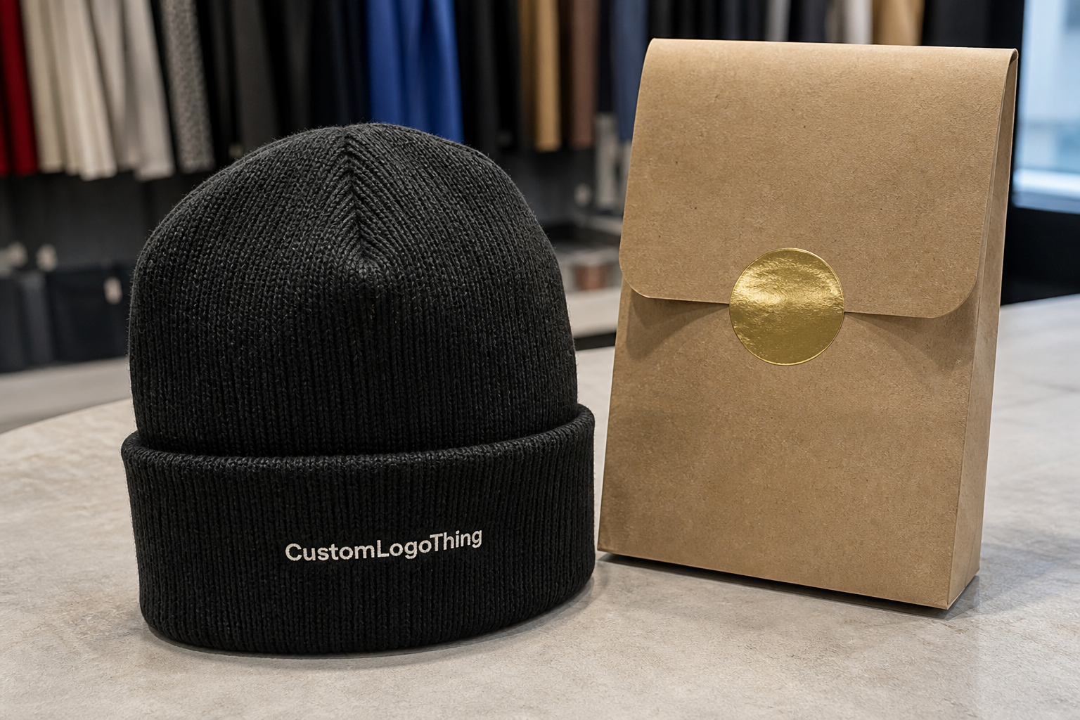 Woven Label Beanies Logo Patches Quote for Bulk Orders