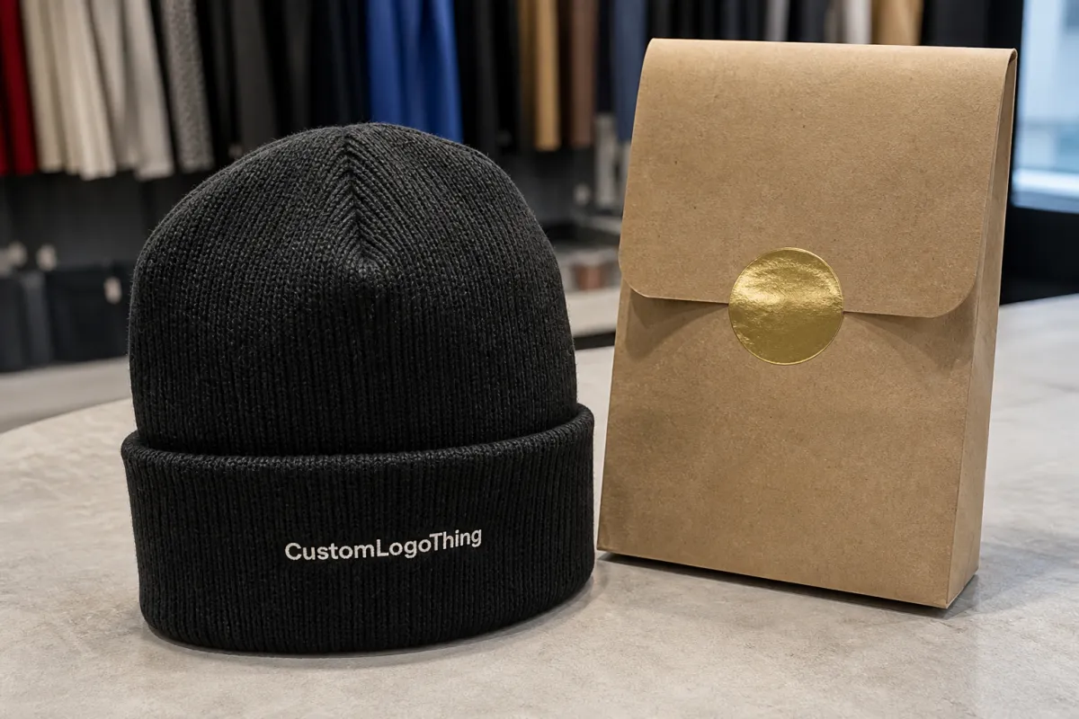 Woven Label Beanies Logo Patches Quote for Bulk Orders