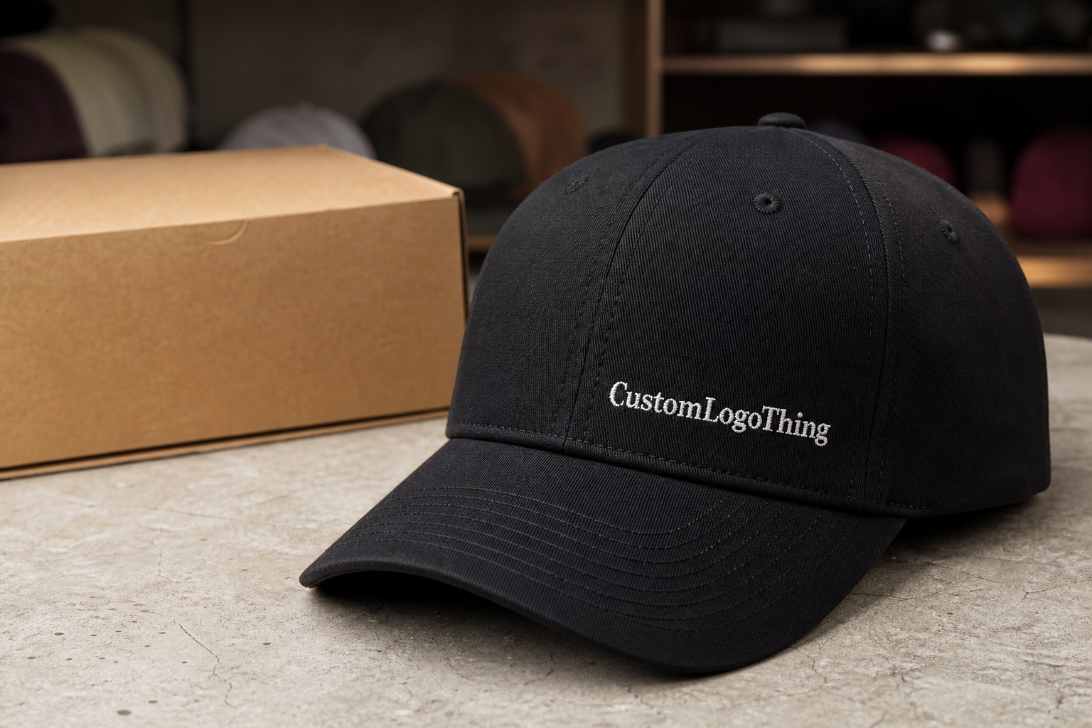Buy Custom Embroidered Baseball Caps for Retail Merch