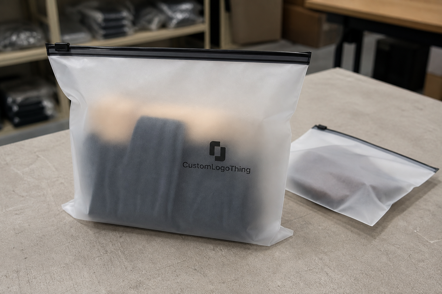 Custom Frosted Zipper Bags Bulk Order: Request Quote