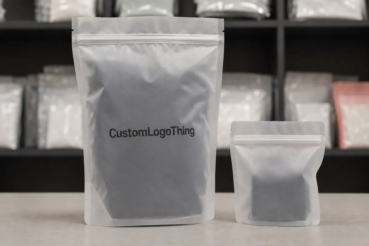 Frosted Zipper Bags Material and Sizing Guide for Buyers