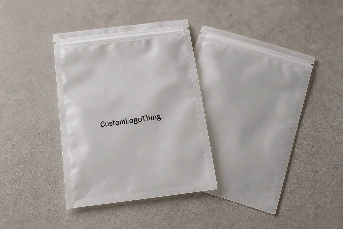 Frosted Zipper Bags Custom Sample Cost: Get a Quote