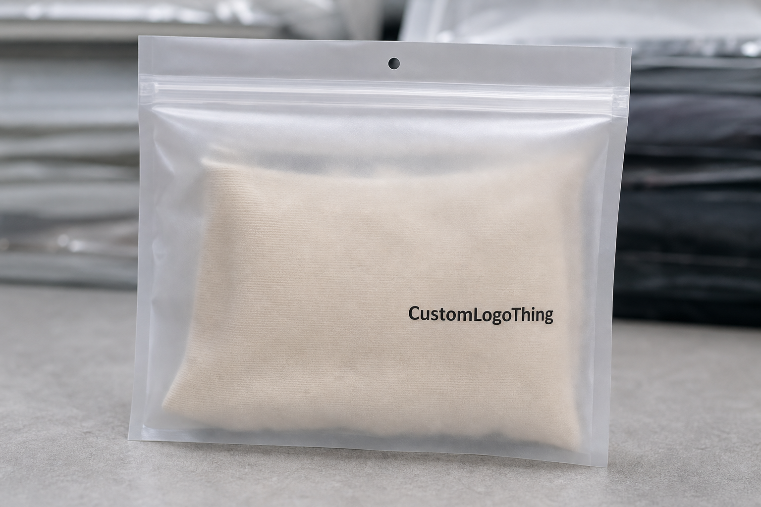 Frosted Zipper Bags Logo Print Quote: Pricing & MOQ