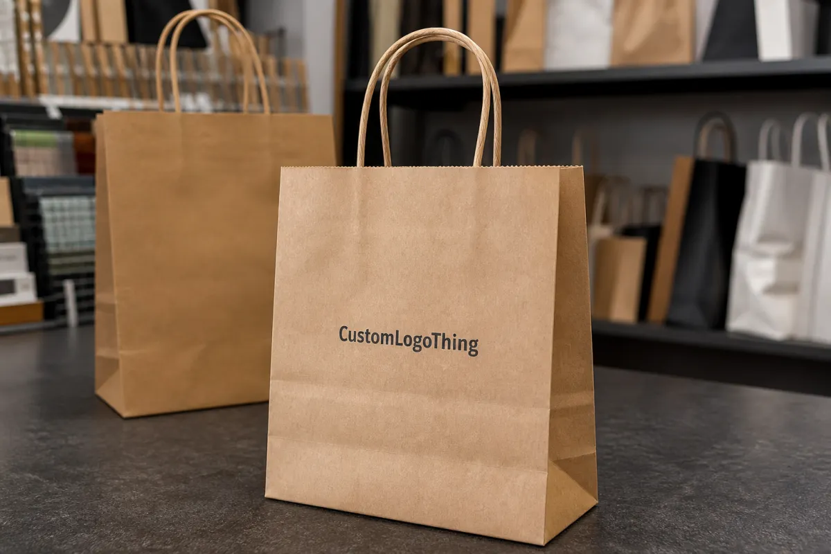 Custom Small Retail Paper Bags Bulk Order for Stores