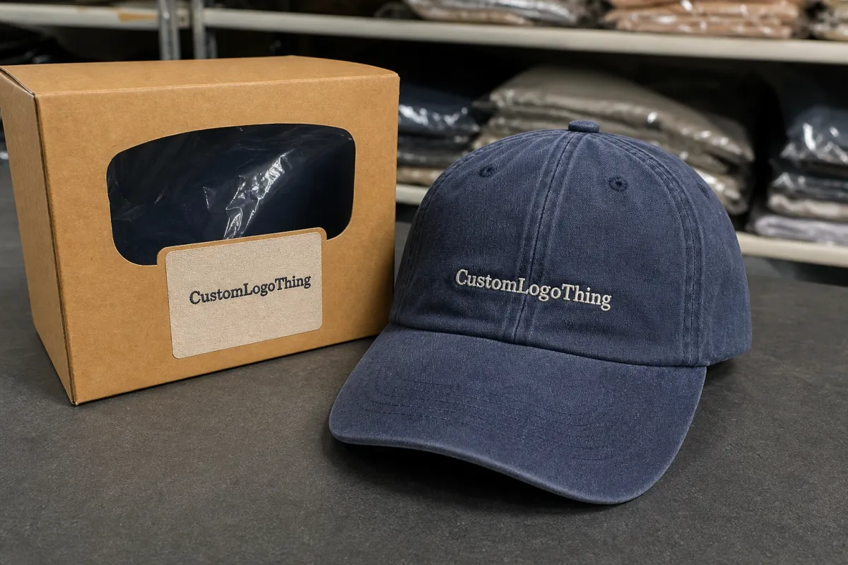 Private Label Washed Cotton Caps