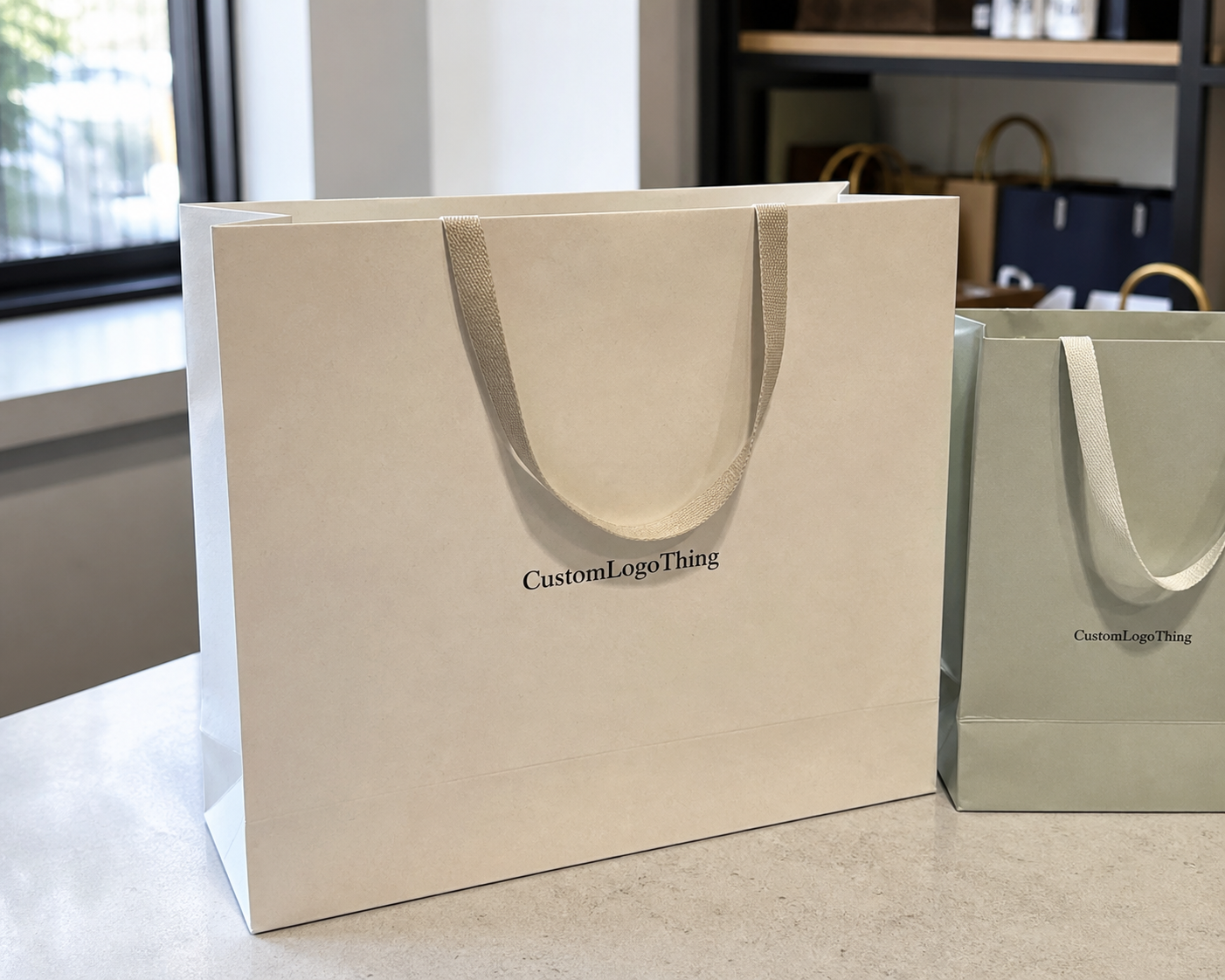 Vitamin Brand Paper Shopping Bags Cost: Request Quote