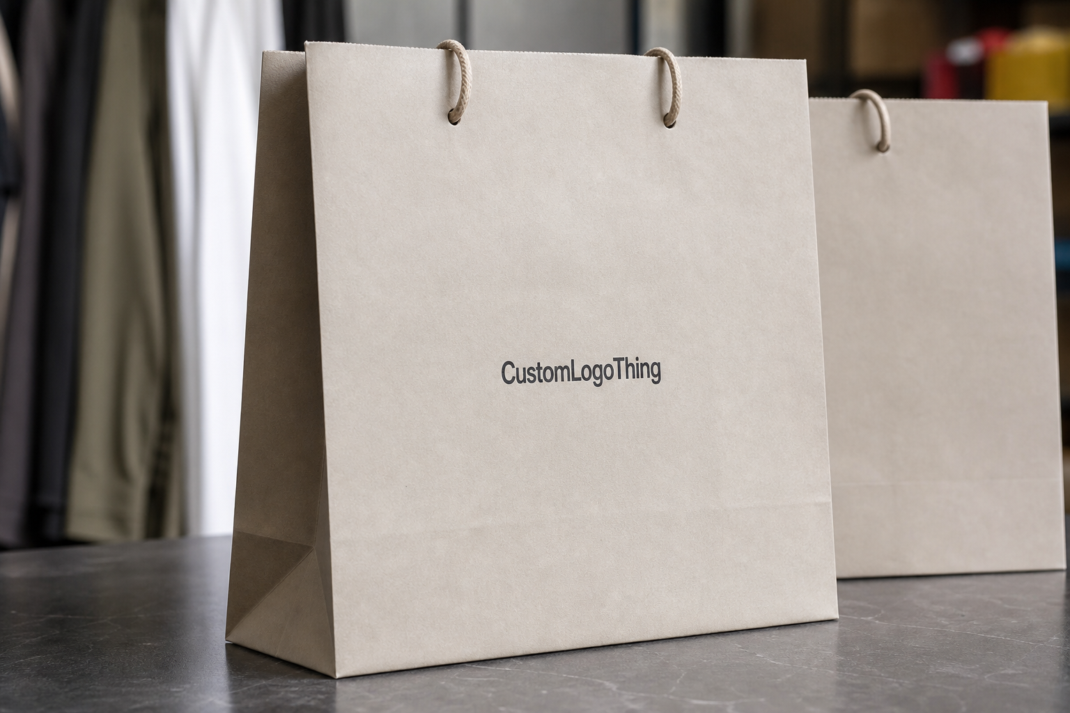 Custom Clothing Store Paper Bags Artwork File Setup Guide
