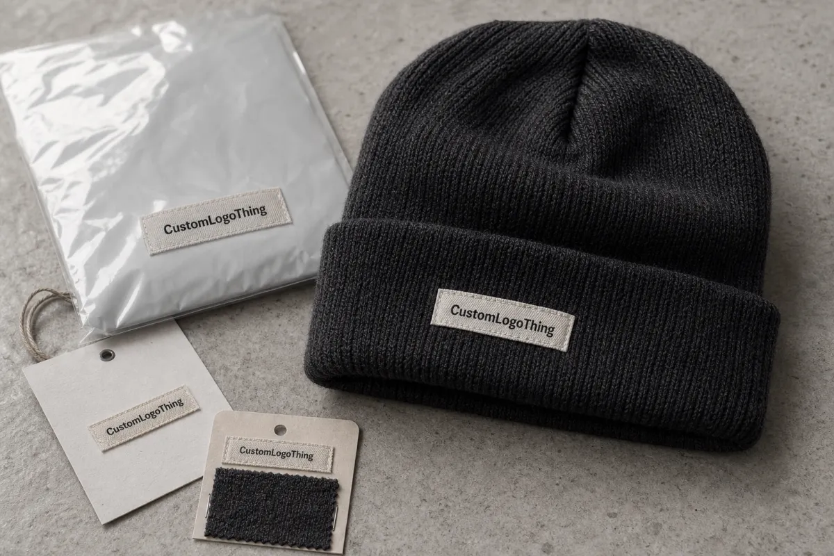 Custom Woven Label Beanies Bulk Order for Your Brand