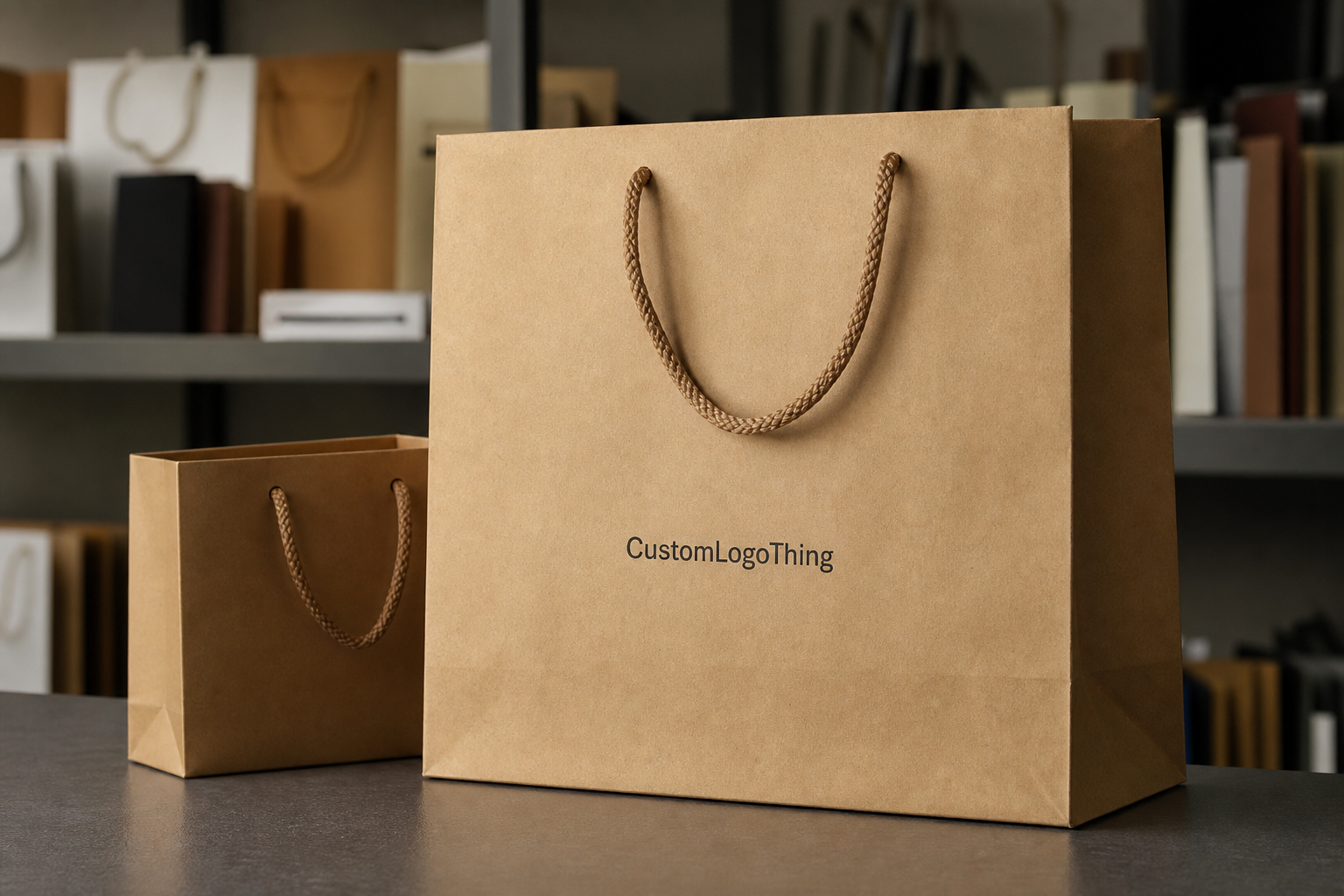 Skincare Brands Kraft Paper Bags for Small Batch Orders