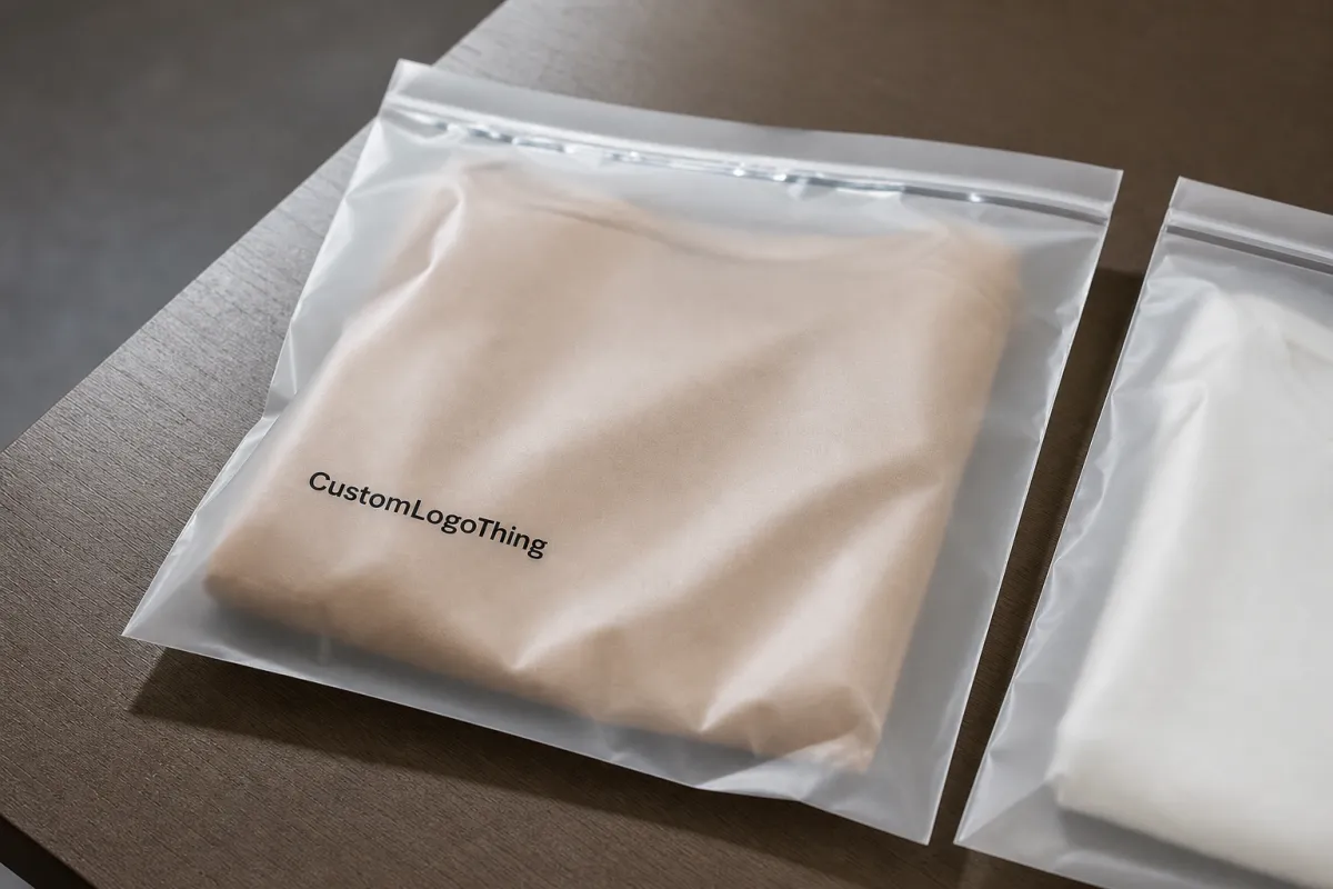 Buy Frosted Zipper Bags at the Right Minimum Quantity