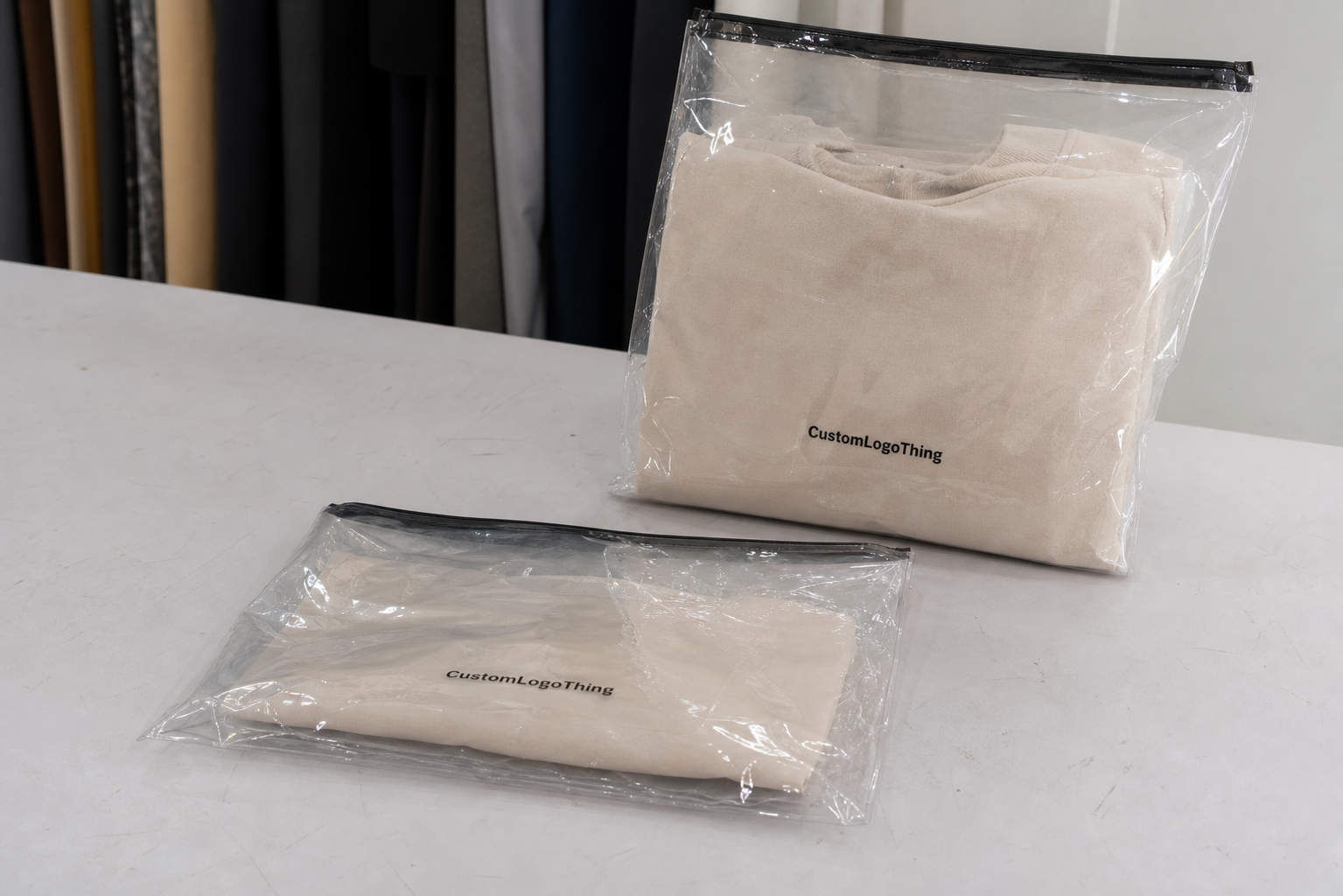 Order PVC Zipper Garment Bags for Small-Batch Runs