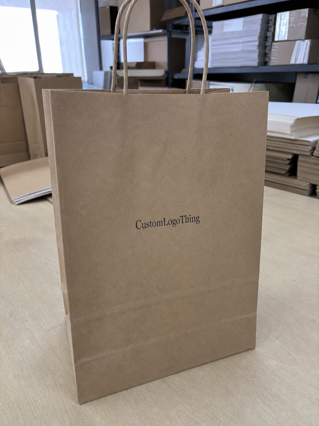 Buy Custom Kraft Paper Shopping Bags for Soap Makers