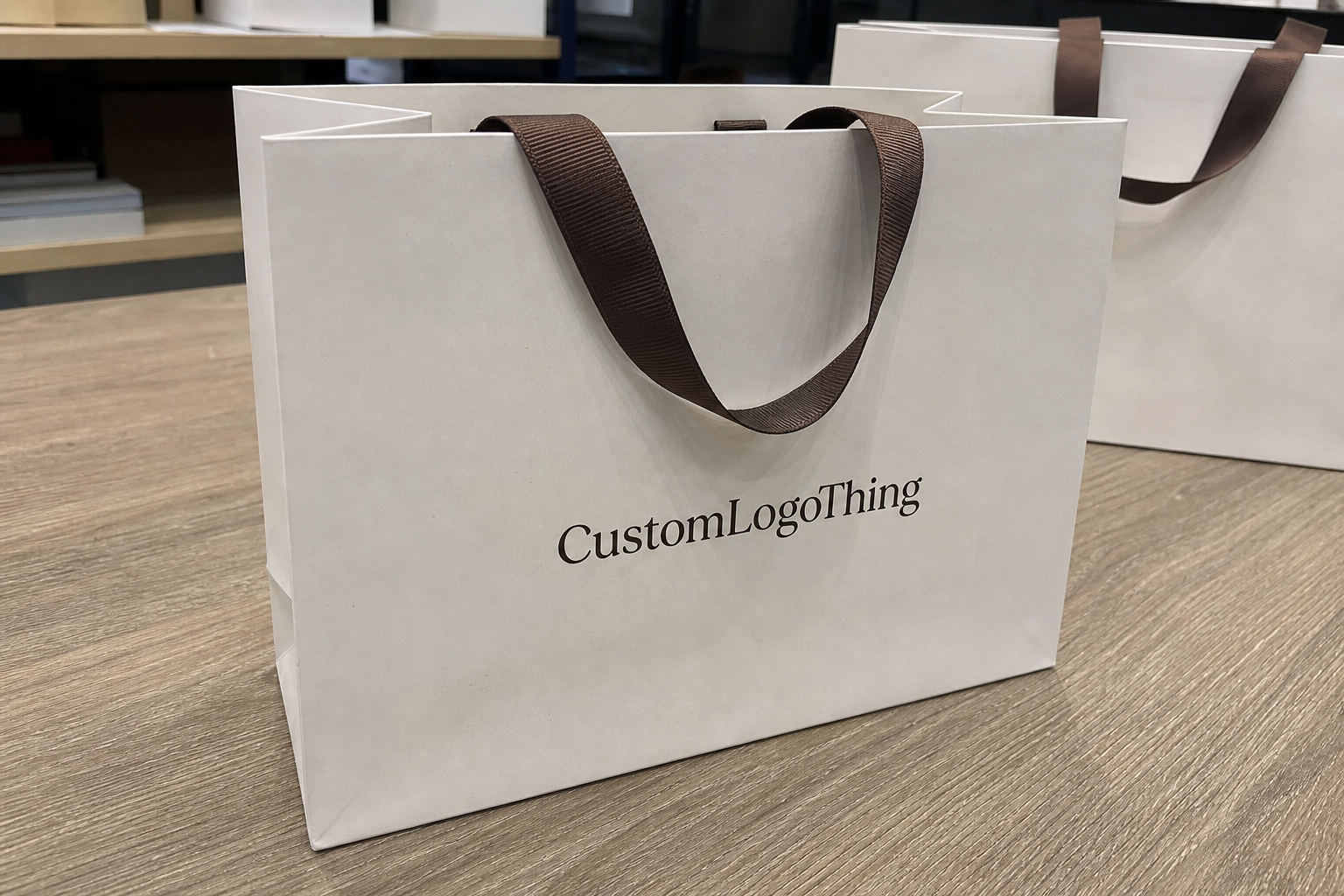 Order Custom Matte Laminated Paper Bags for Beauty Launches