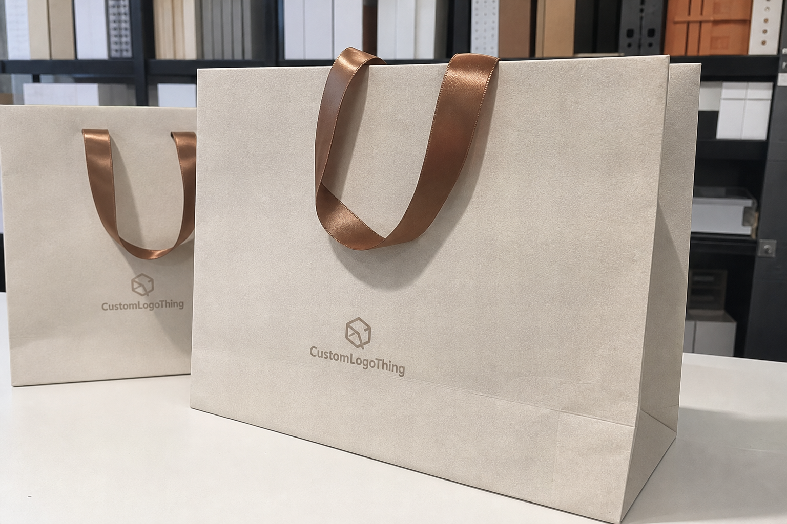 Ribbon Handle Paper Bags MOQ: What Buyers Need to Order