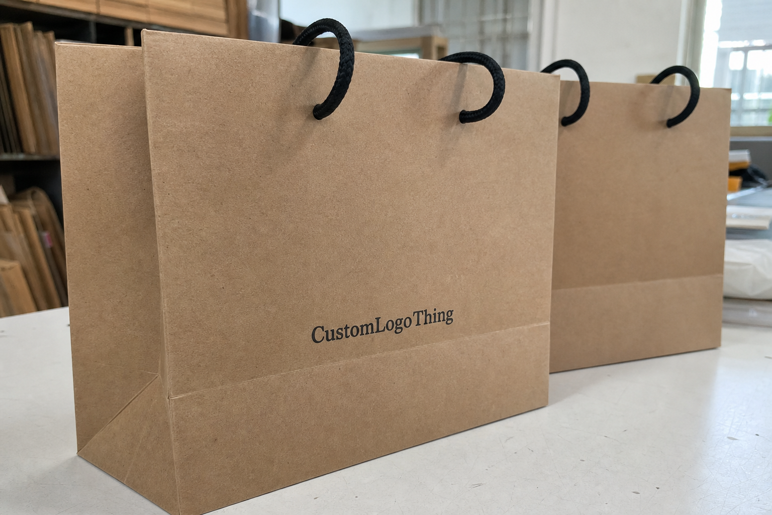 Order Custom Clothing Store Paper Bags in Small Batches