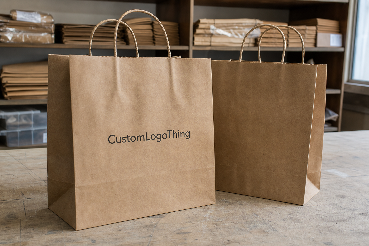 Branded Kraft Paper Bags for Subscription Brands That Sell