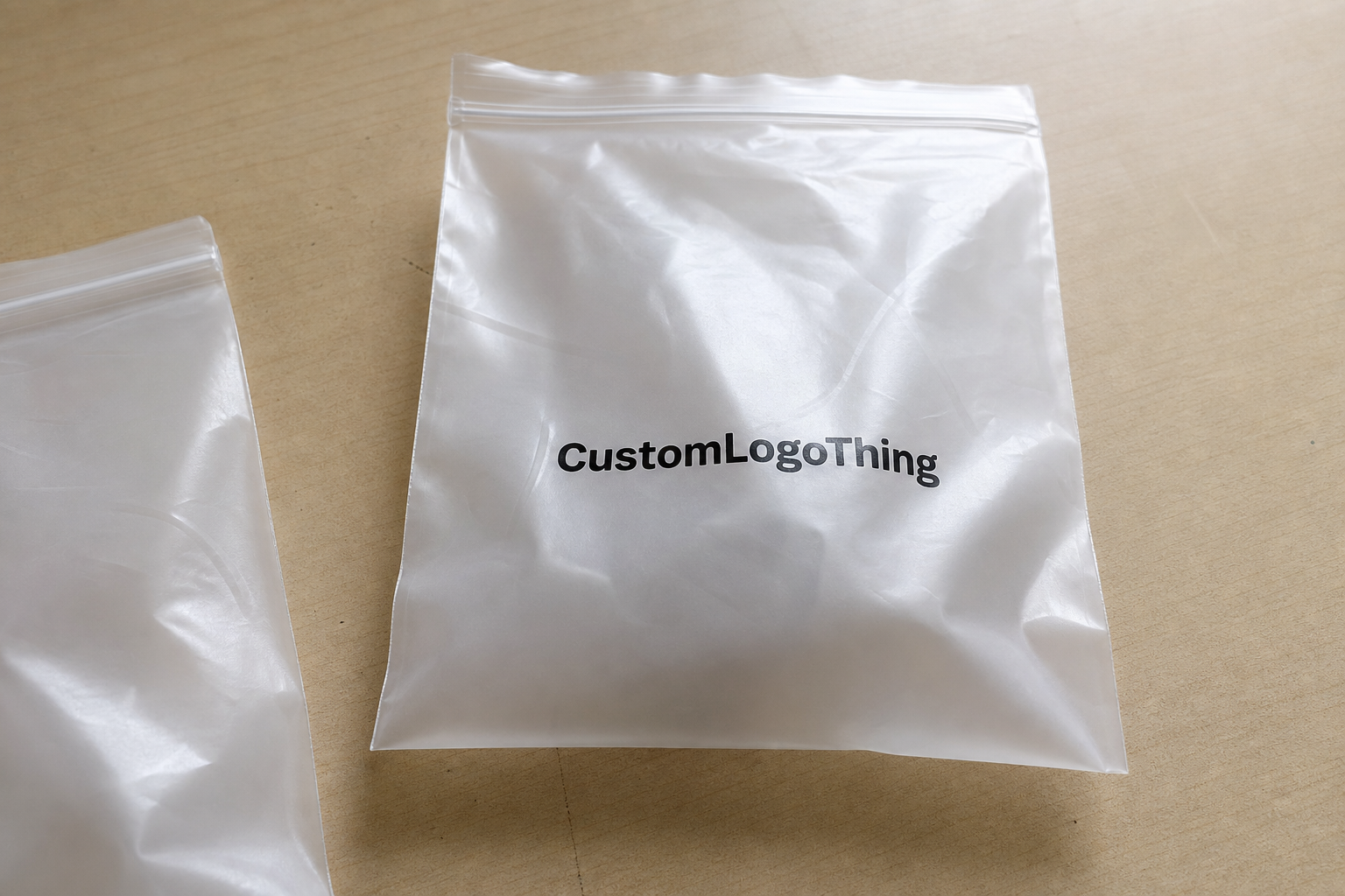 Retail Launch Frosted Zipper Plastic Bags Wholesale Planning