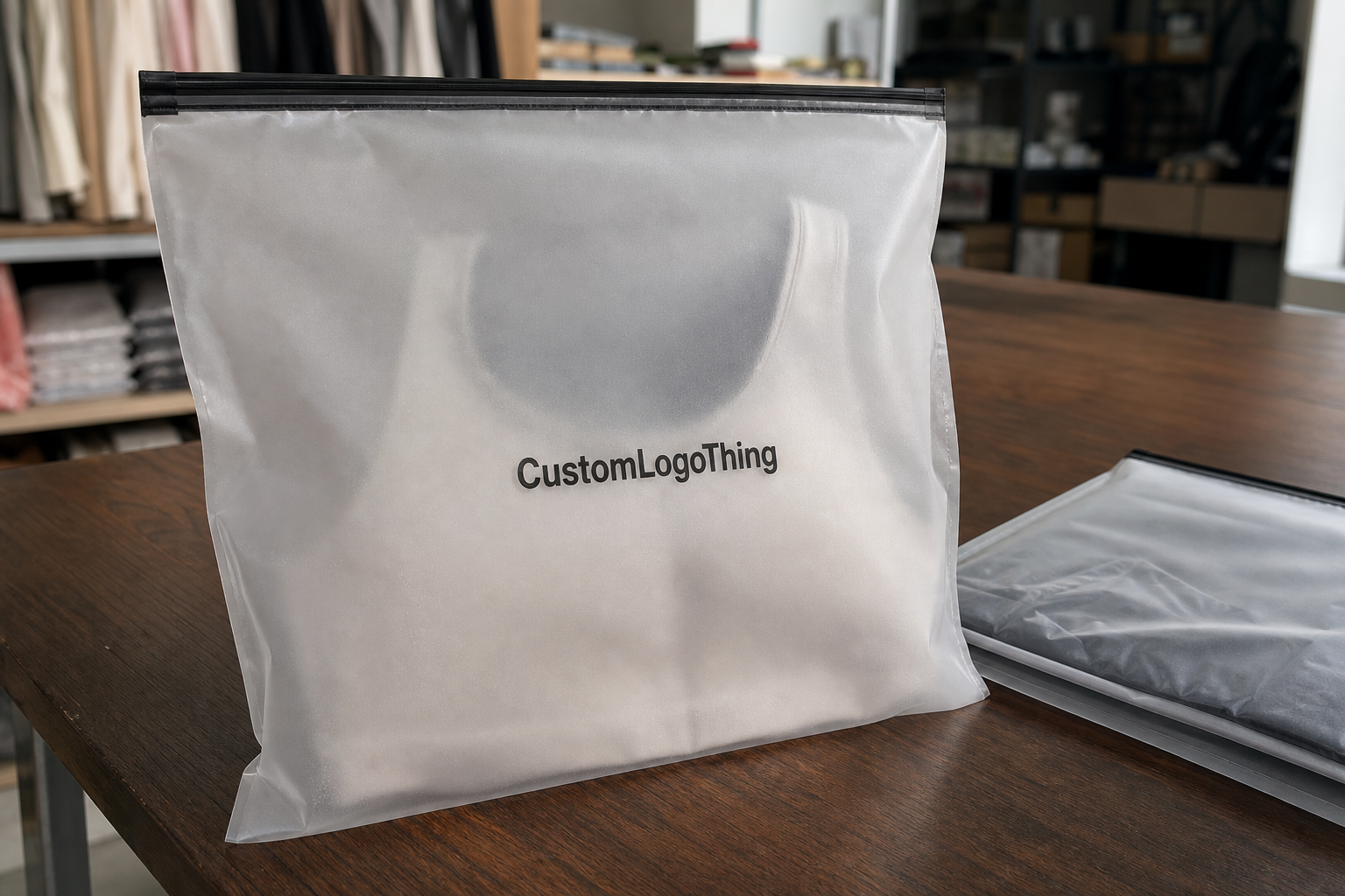 Buy Fitness Studio Frosted Zipper Plastic Bags Confidently
