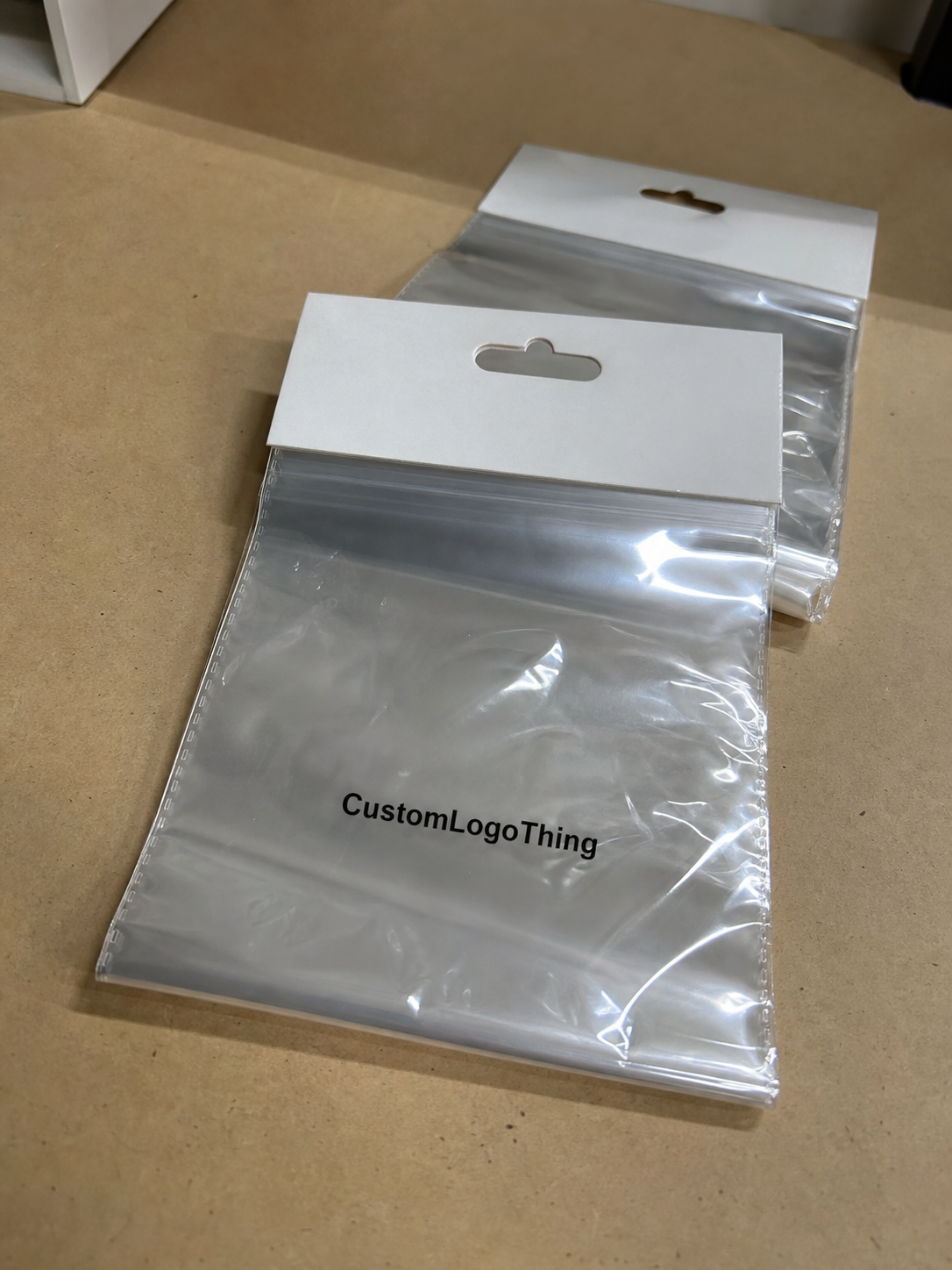 Private Label OPP Header Bags Logo Placement Order Guide