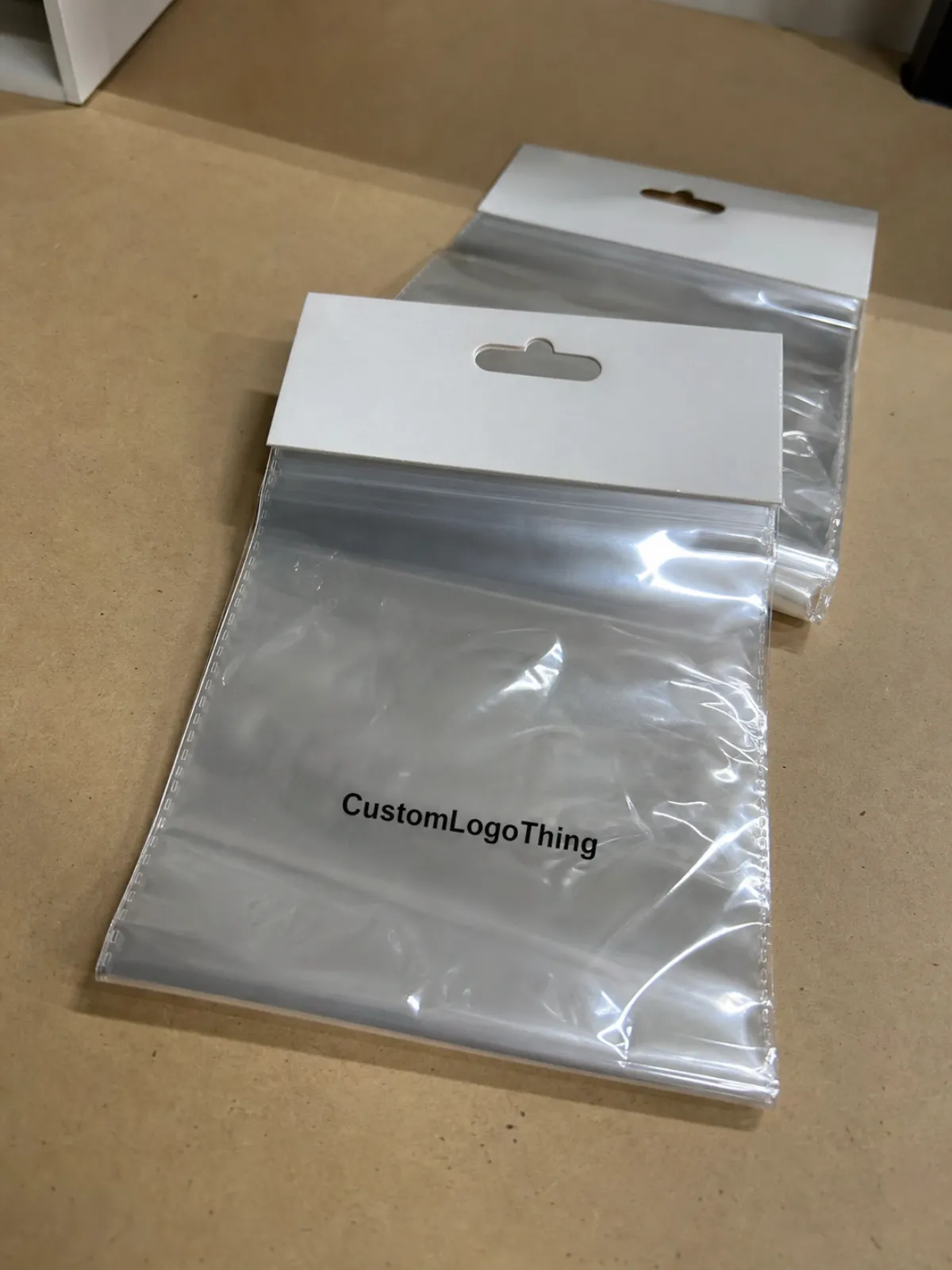 Private Label OPP Header Bags Logo Placement Order Guide