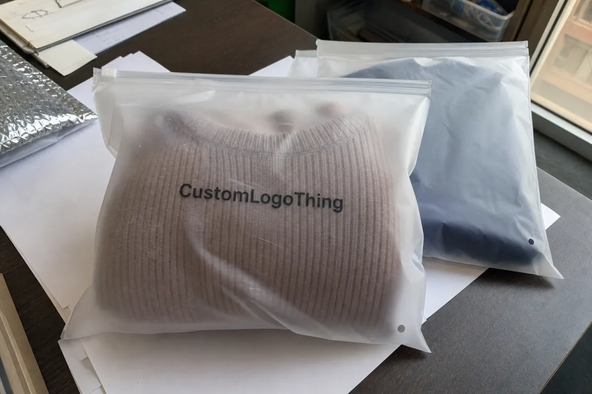 Buy Frosted Zipper Plastic Bags for Subscription Boxes