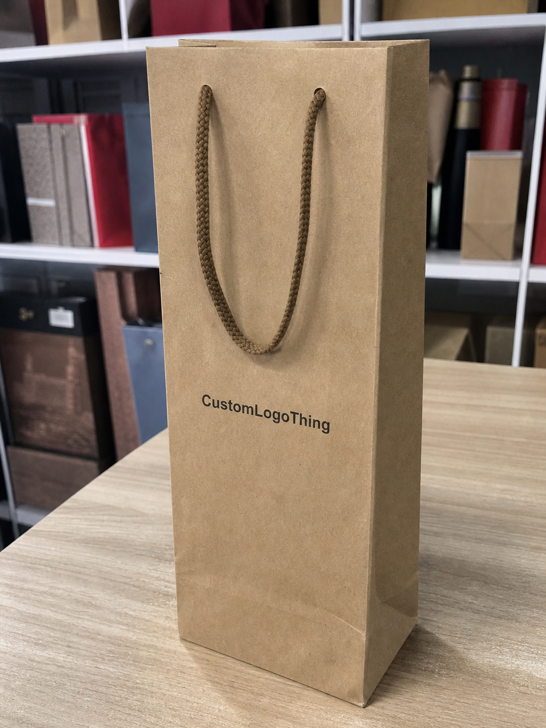Custom Wine Paper Bags Logo Placement Guide for Buyers
