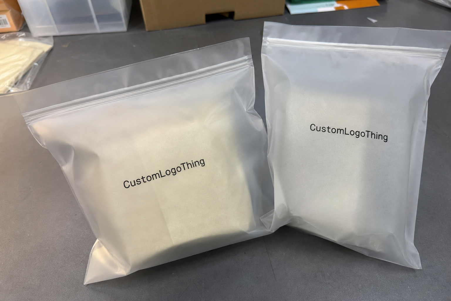 Best Print Method for Subscription Box Frosted Zipper Bags
